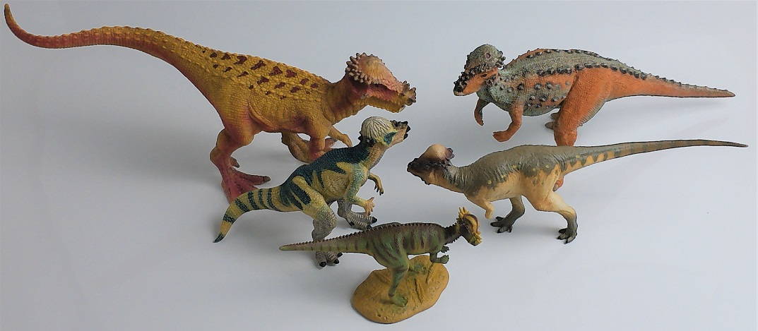 2022 Pachycephalosaurus Toy Comparison Picture