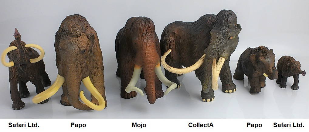 Mojo WOOLLY MAMMOTH CALF model figure toy Jurassic prehistoric figurine gift 