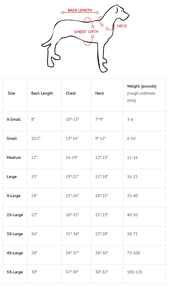 Puff Coat Sizing Guide