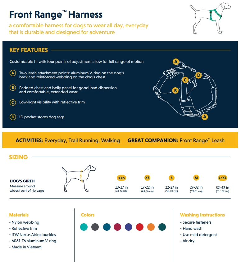 Ruffwear Front Range Harness Overview