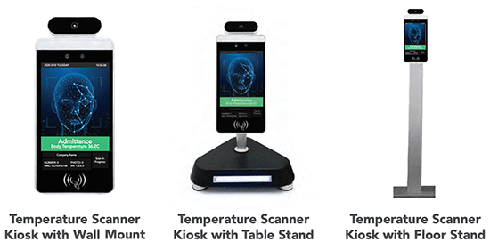 Contactless Temperature Scanning Kiosk with Facial Recognition