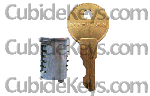 image of Knoll H lock core