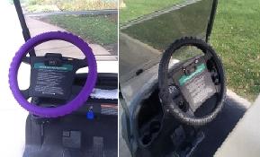 Silicone Golf Cart Steering Wheel Cover