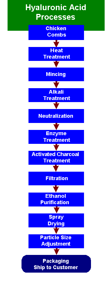 Hyaluronic Acid manufacturing process