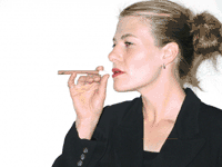 smoking lady