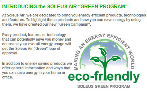 Eco-Friendly Soleus Air Program
