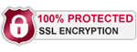 100% Protected, SSL Encryption